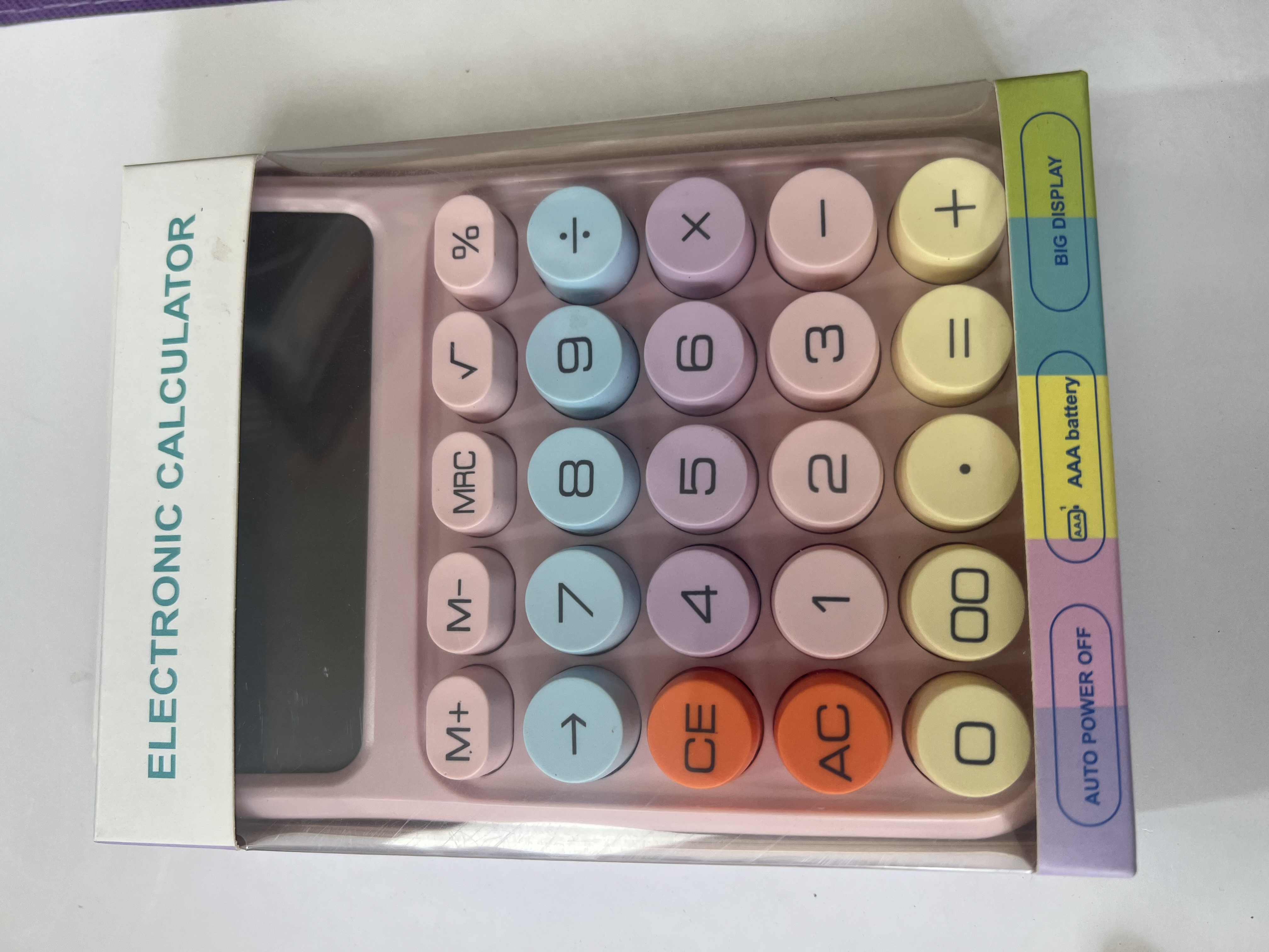 ماشین حساب پاستیلی ELECTRONIC CALCULATOR