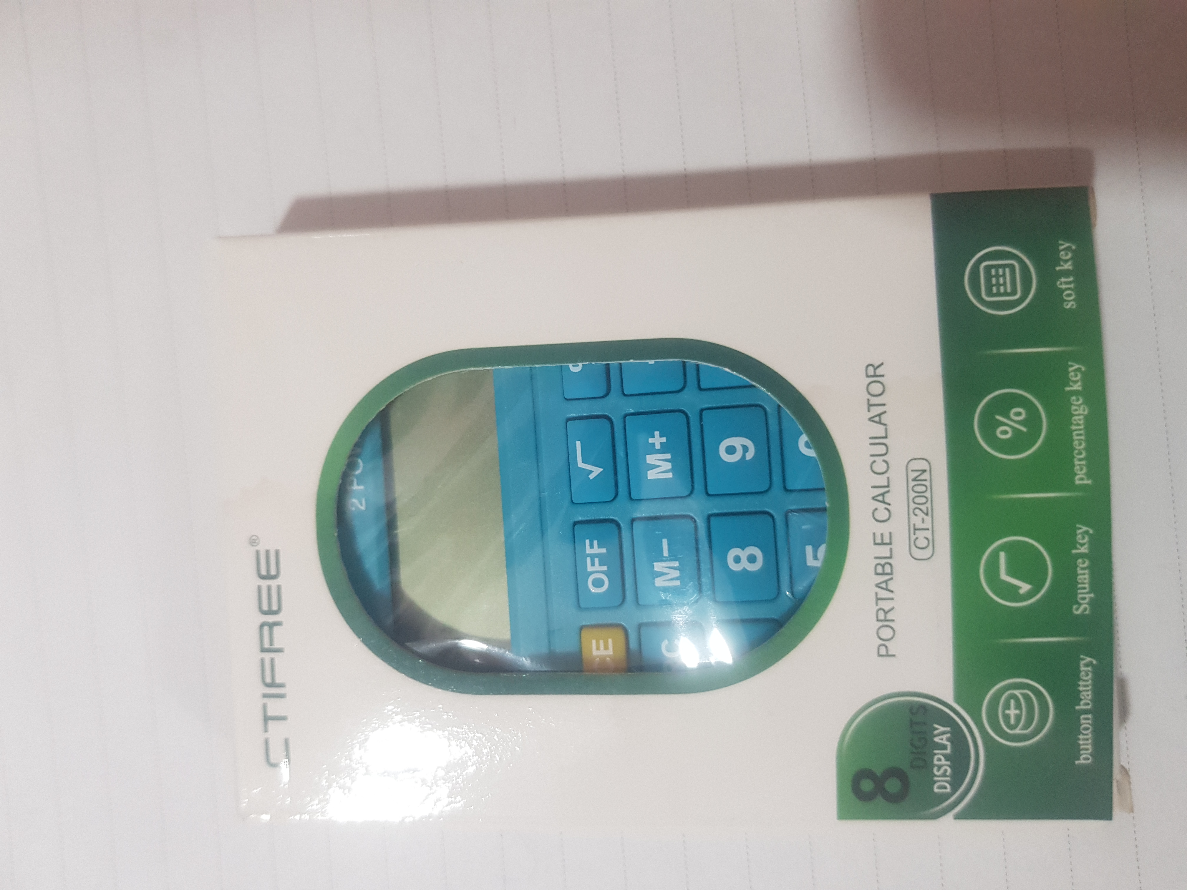 ماشین حساب دانش آموزی CTIFREEمدل CT-200N