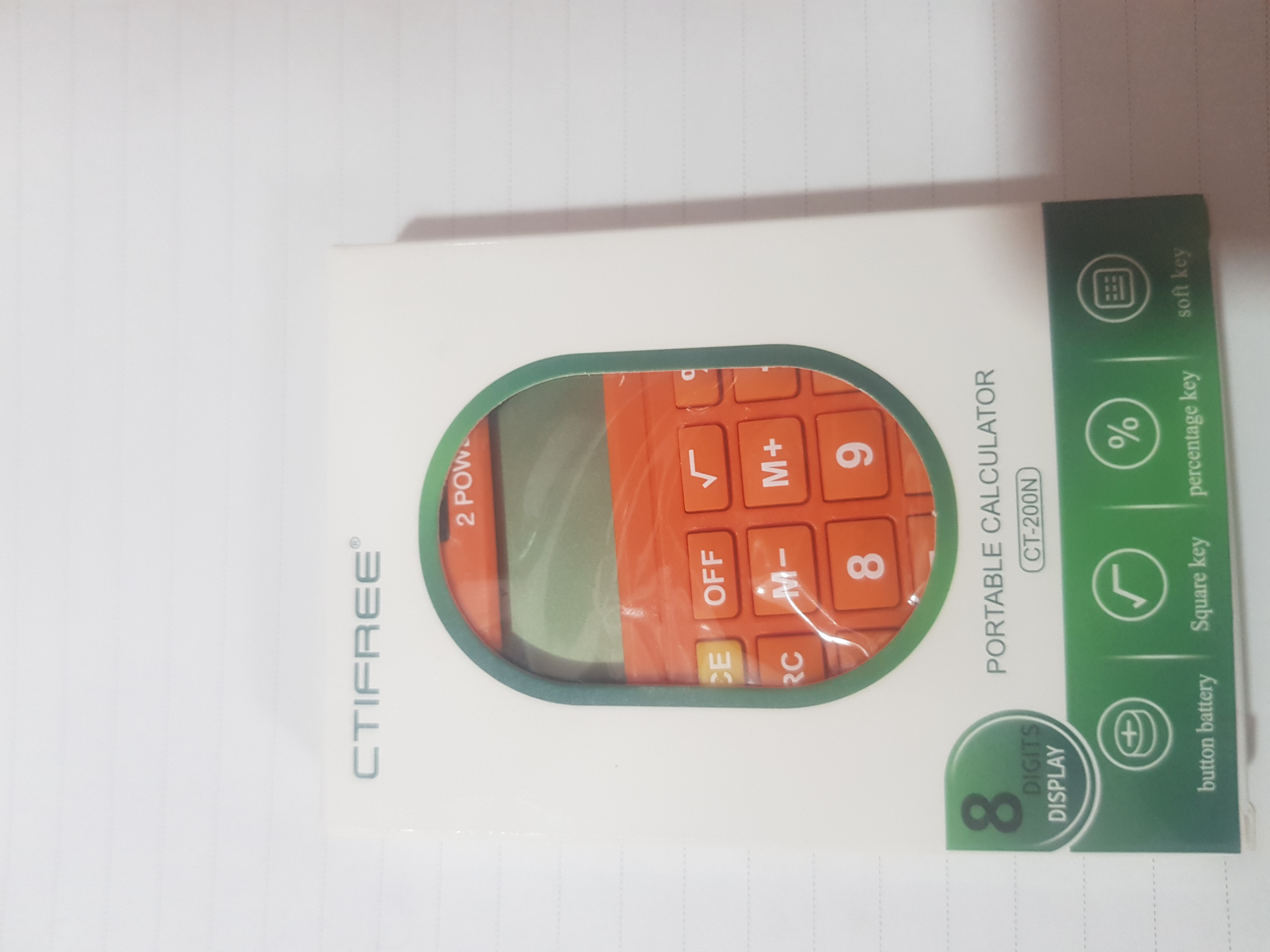 ماشین حساب دانش آموزی CTIFREEمدل CT-200N