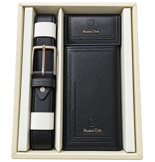 ست مردانه کیف ،جاکارتی ، کمربند(چرم مصنوعی)Massimo Dutti