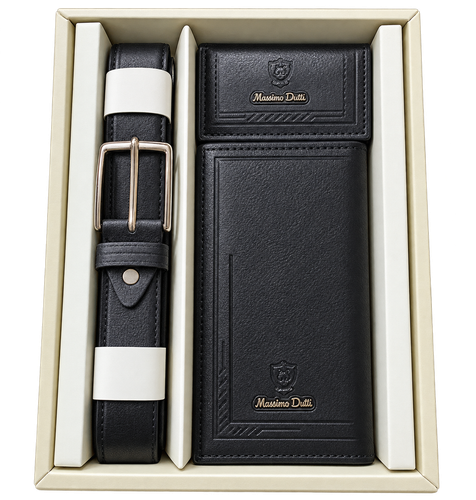 ست مردانه کیف ،جاکارتی ، کمربند(چرم مصنوعی)Massimo Dutti