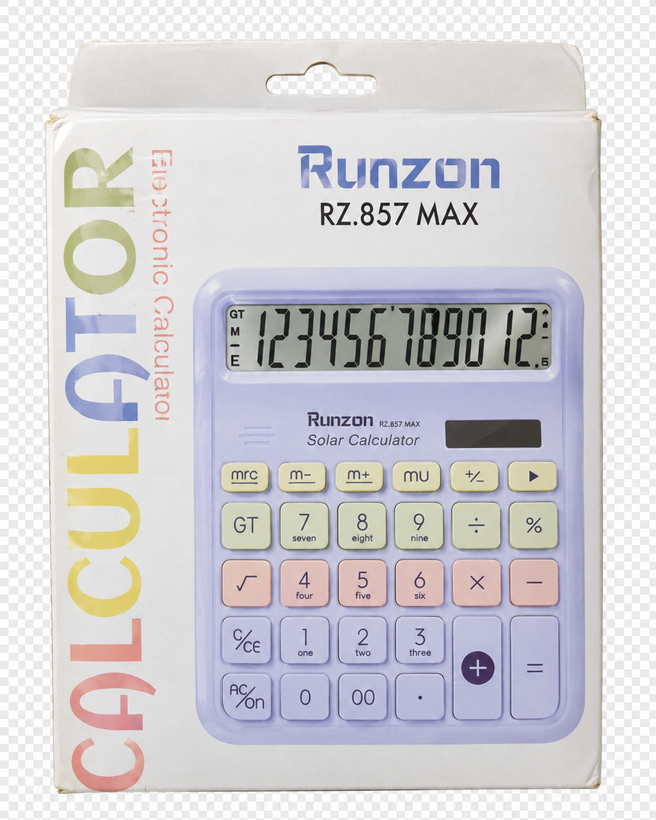 ماشین حساب مدل دکمه کیبوردی رانزن طرح Rz.857 MAX