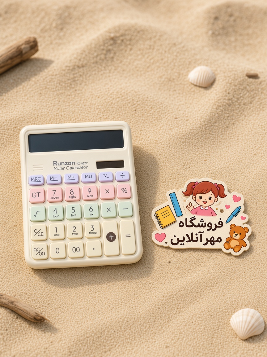ماشین حساب مدل دکمه کیبوردی رانزن طرح Rz.857 MAX