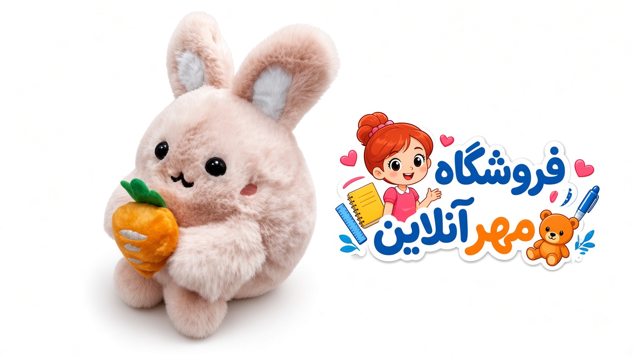 عروسک خرگوش هویچ بدست خارجی سایز۲۰سانتی